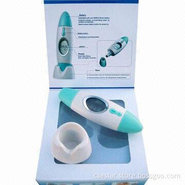 Digital Infrared Ear and Forehead Thermometer, 32.0 to 42.9°C Temperature Range